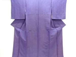 大正ロマン　抽象模様織り出し漆一つ紋着物